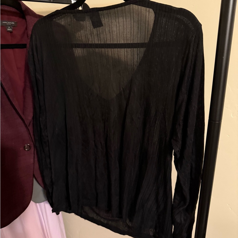 REI Black silk base layer